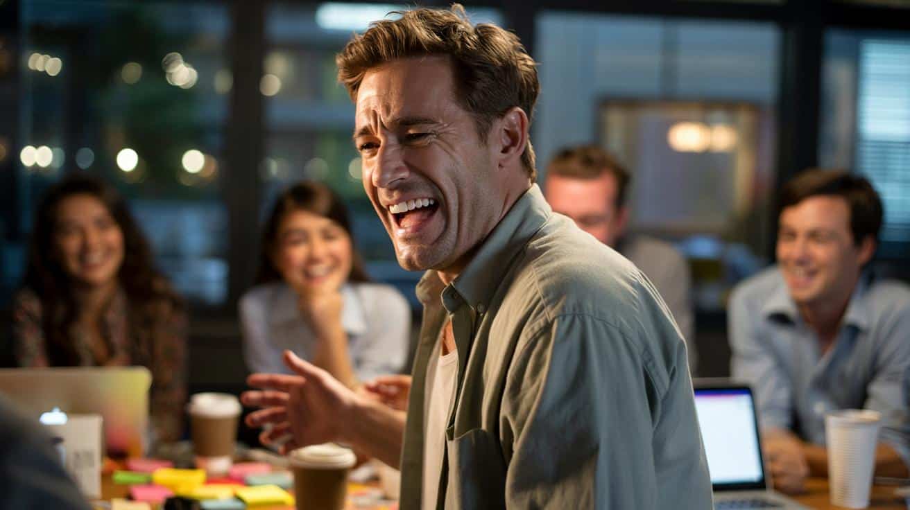 Psychologowie zauważają że osoby które zawsze starają się rozładować napięcie żartem często ukrywają głęboką potrzebę akceptacji