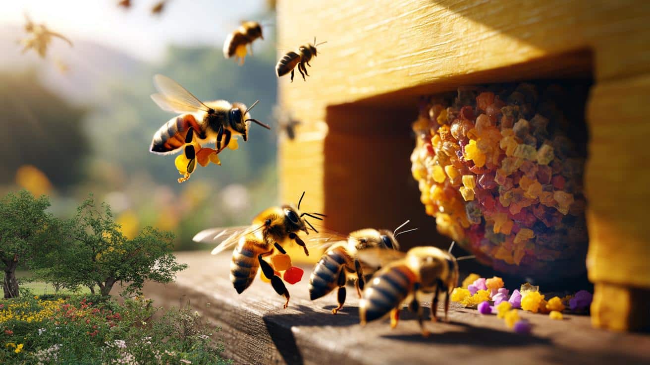 Pszczoły bronią się same: jak pyłek kwiatowy ratuje ule i plony