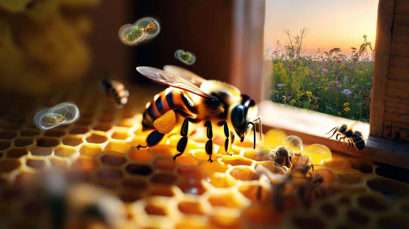 Pszczoły dostają naturalną „tarczę”. Naukowcy wskazują ukrytą moc pyłku