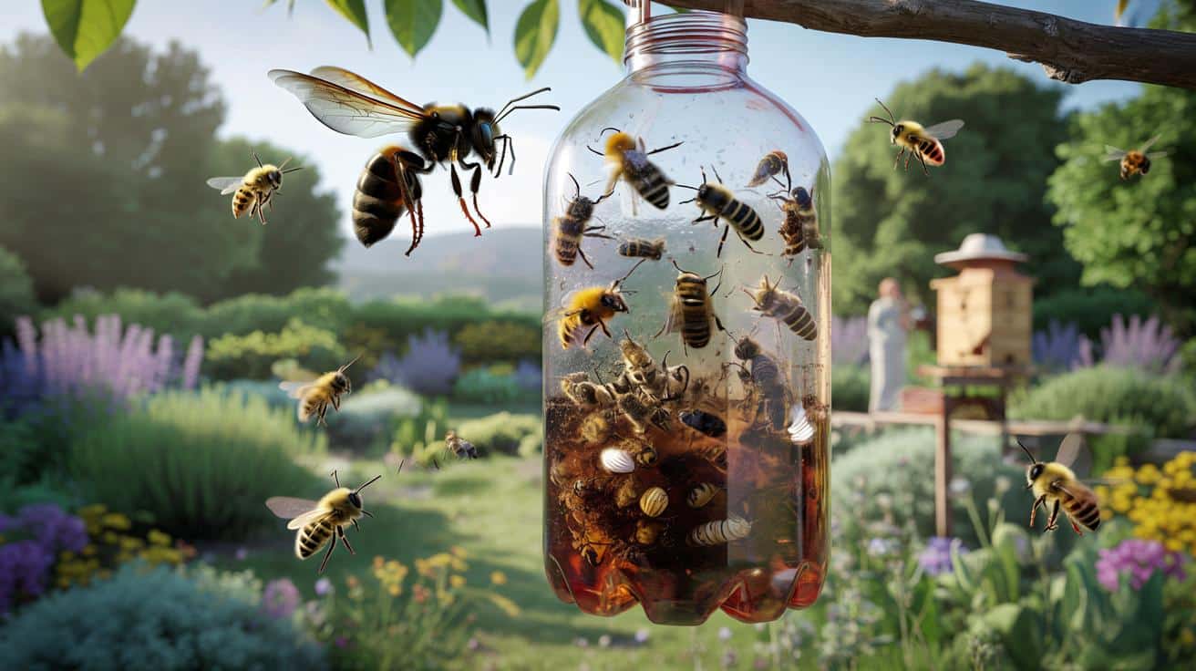 Pułapki na szerszenia azjatyckiego? Popularny „trik z butelką” szkodzi ogrodom