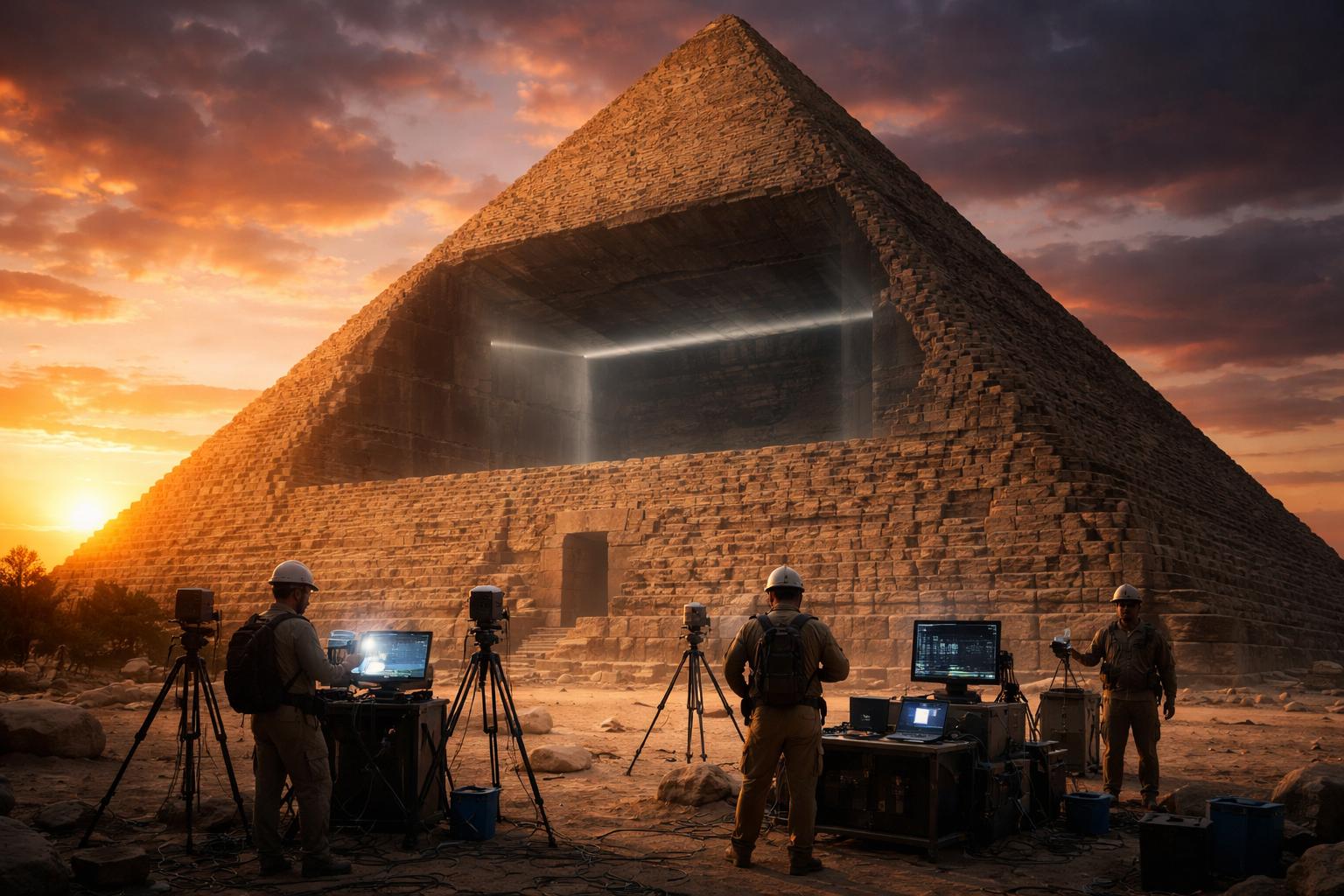 Naukowcy odkryli gigantyczną pustkę w piramidzie Cheopsa. Co naprawdę może się w niej kryć?