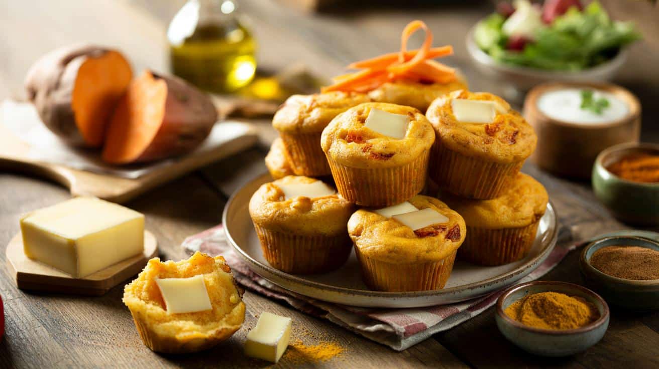 Puszyste wytrawne muffiny z batatem: trik Niny Métayer, który wszystko zmienia