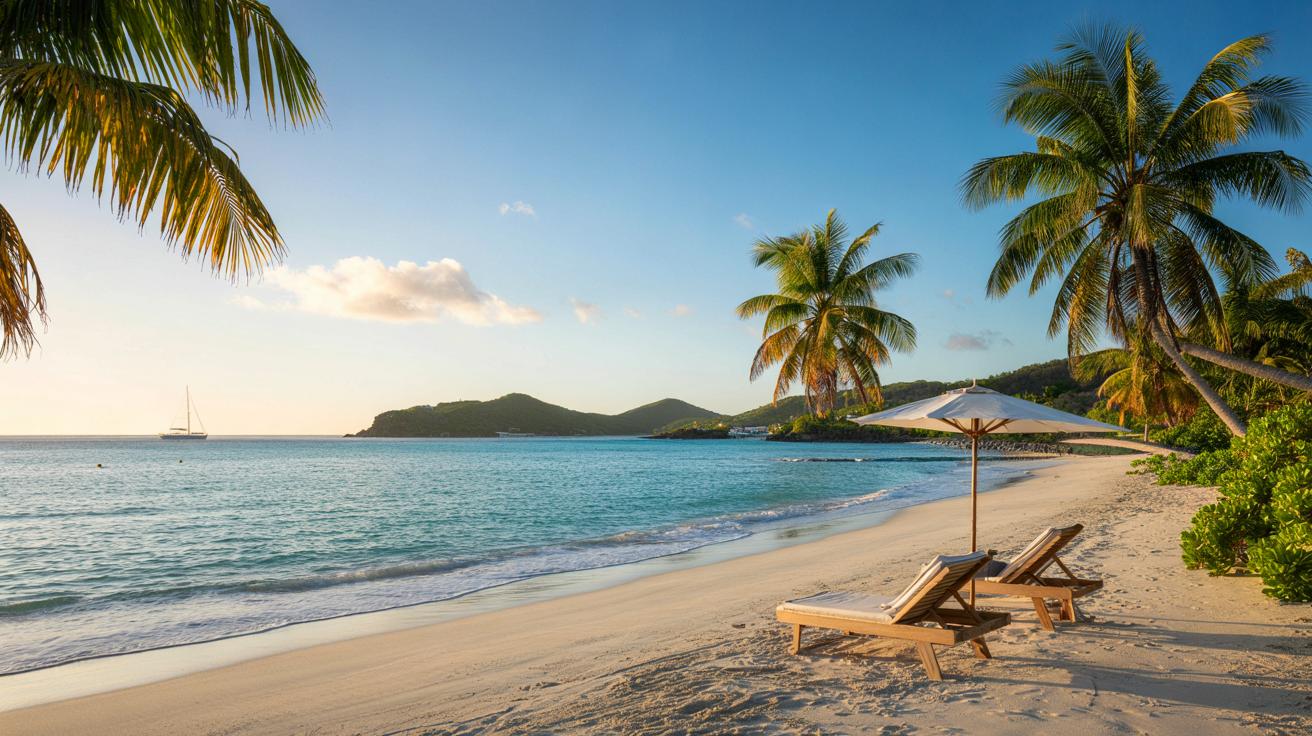 Raj dla plażowiczów w marcu: karaibska wyspa z 365 plażami i stałymi 29°C