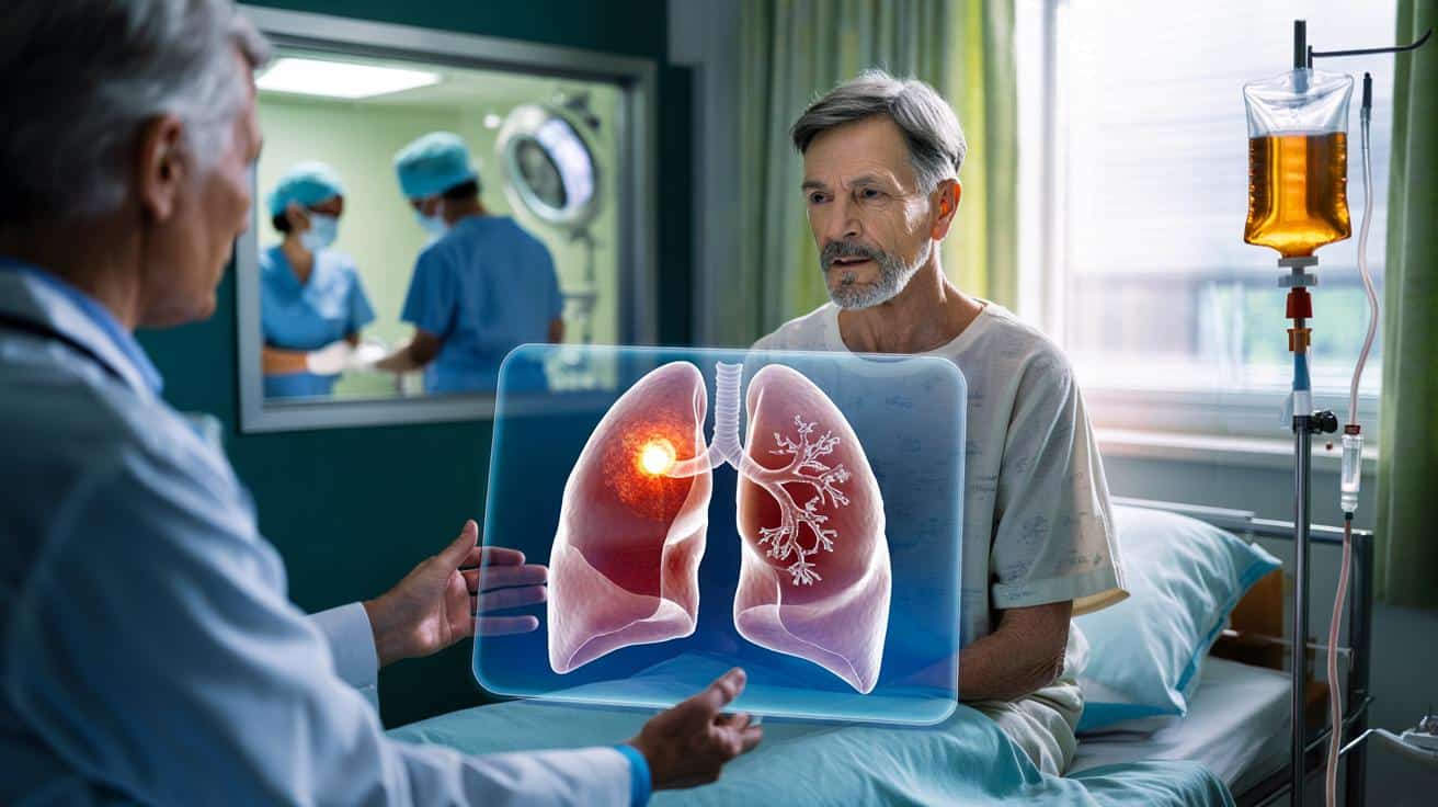 Rak płuca: nowe dane pokazują, że immunoterapia przed operacją realnie wydłuża życie