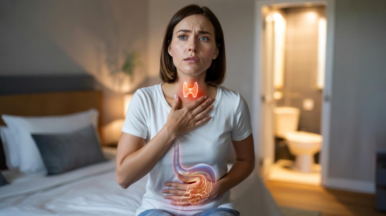 Rak tarczycy: ten wstydliwy objaw z brzucha może być pierwszym sygnałem