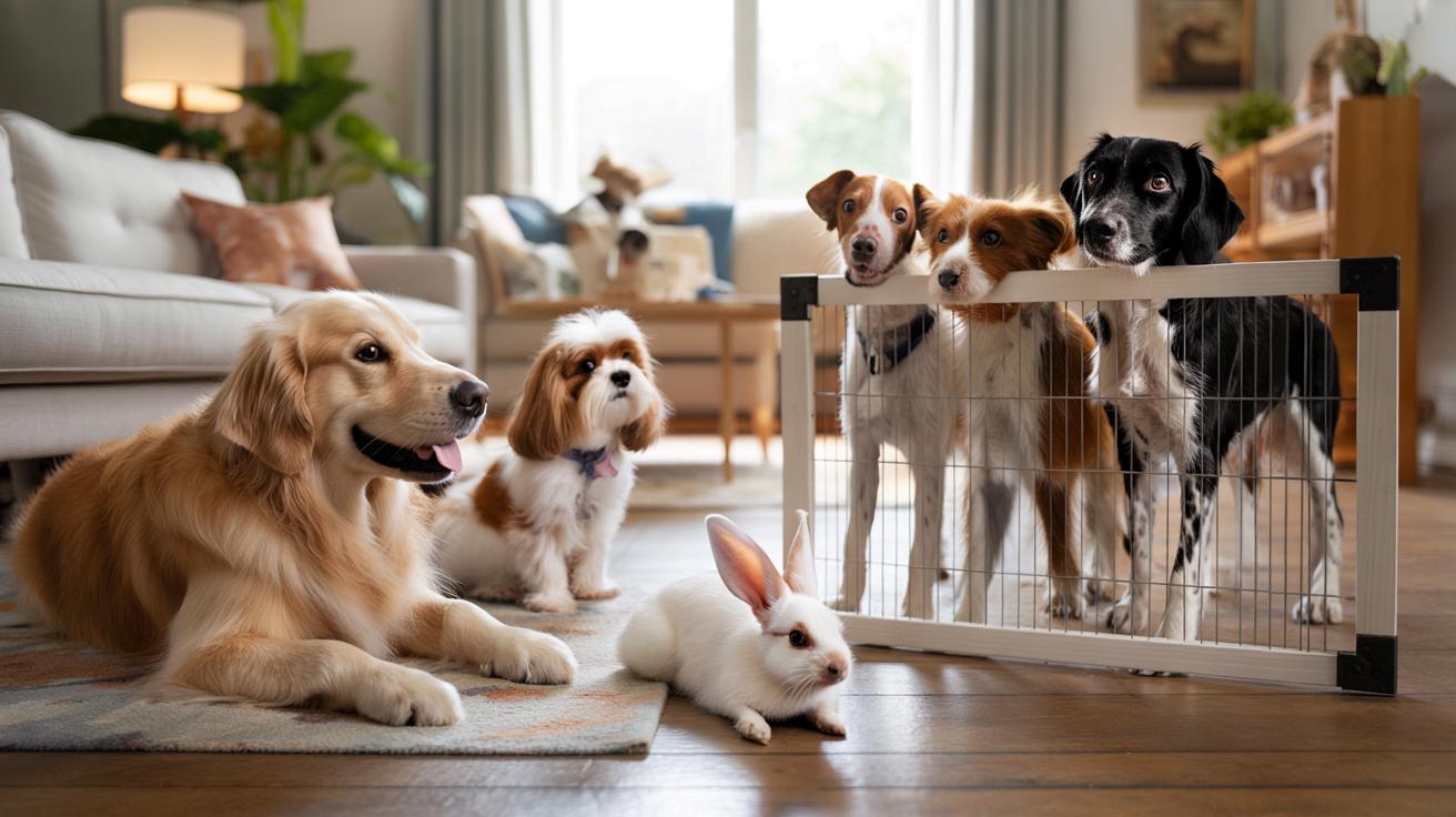 4 rasy psów, które mogą mieszkać z królikiem – i 3, z którymi lepiej nie ryzykować