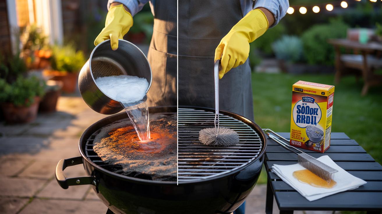 Rdza na grillu znika w jedną noc. Prosty trik z szafki w kuchni