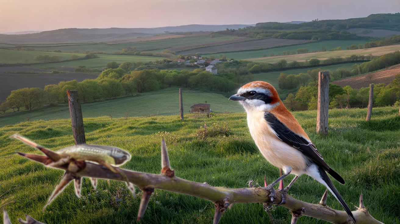 Rdzawogłowa dzierzba wraca nad Europę. Co ją przyciąga?