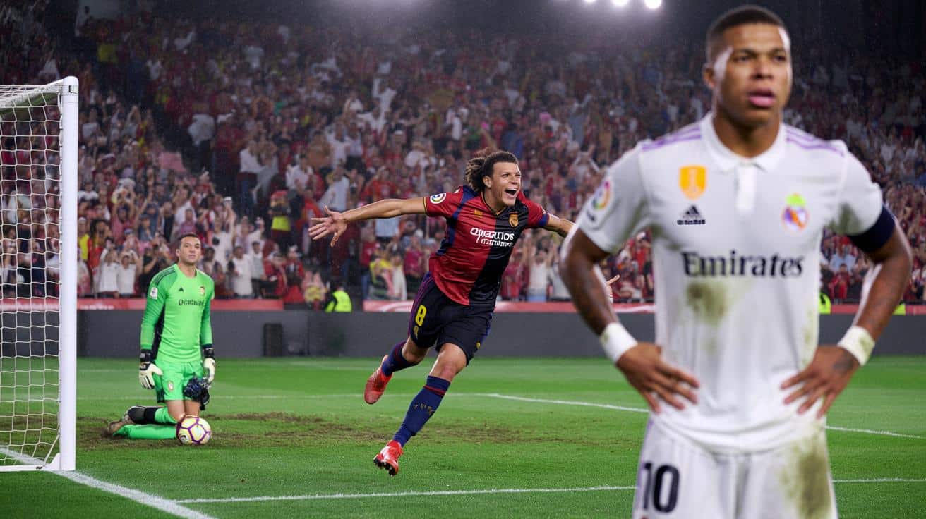 Real Madrid sensacyjnie przegrywa z Osasuną, bladość Mbappé i gol kolejki