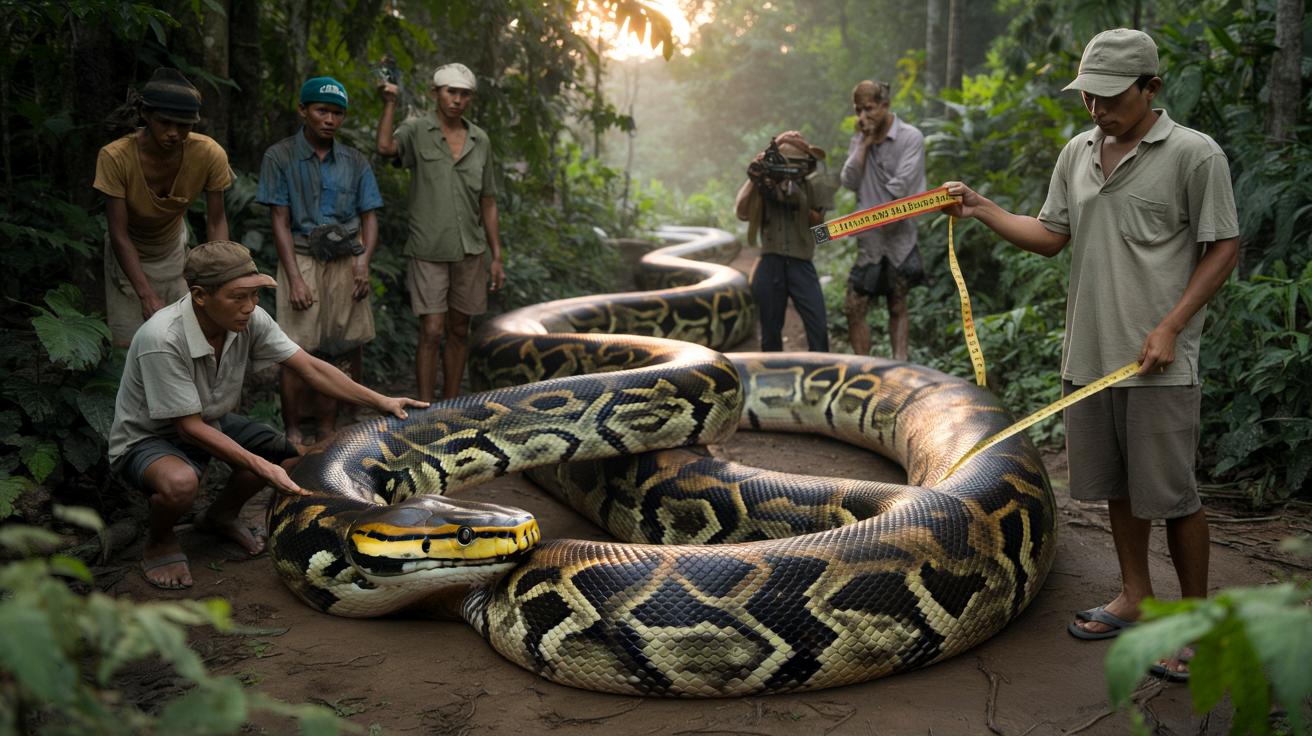 Rekordowy wąż z Indonezji. „Baronessa” pobiła światowy wynik, a wciąż rośnie