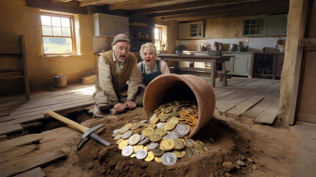 Remontowali starą kuchnię. Pod podłogą czekał skarb wart 70 tys. euro