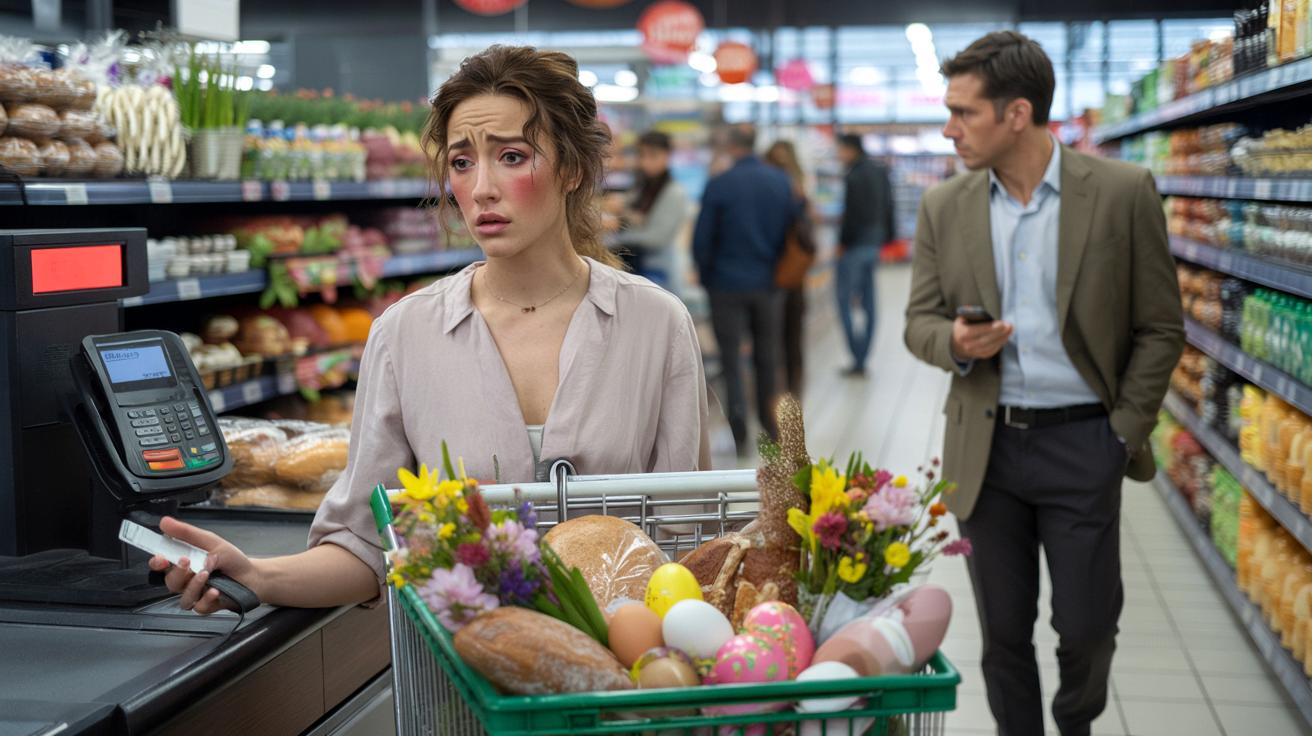 Rób wielkanocne zakupy, a prawda sama wyjdzie na jaw. „Karta przy kasie obnażyła plan męża”