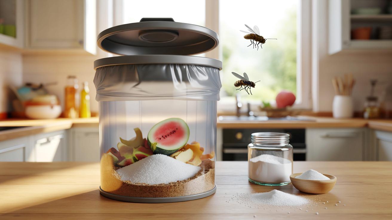 Robaki w koszu na śmieci latem? Ten kuchenny proszek skutecznie je zatrzyma