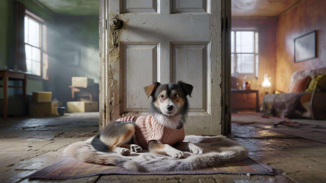 Rodzina wyjechała bez niej. Porzucona suczka już traciła nadzieję na normalne życie