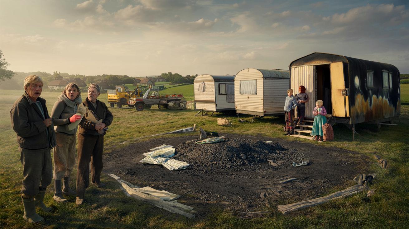 Rodzina żąda fortuny za opuszczenie działki. Mieszkańcy wsi mówią o szantażu