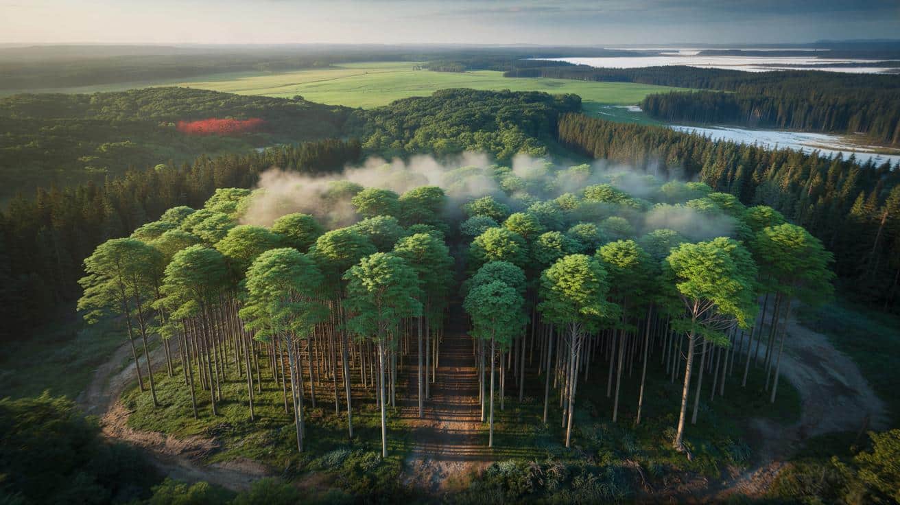 Rosnące lasy mogą pochłaniać znacznie więcej CO2, niż zakładano