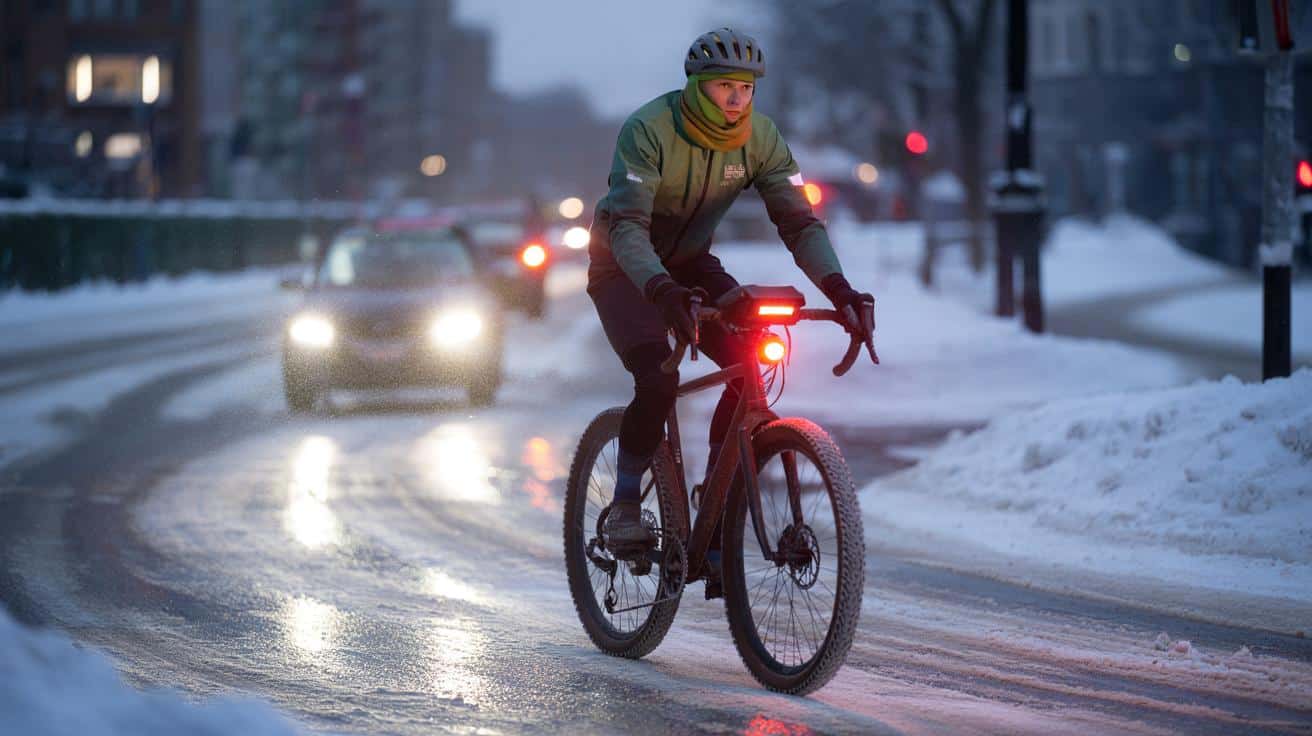 Rower zimą na śniegu i lodzie: 5 trików, które ratują skórę