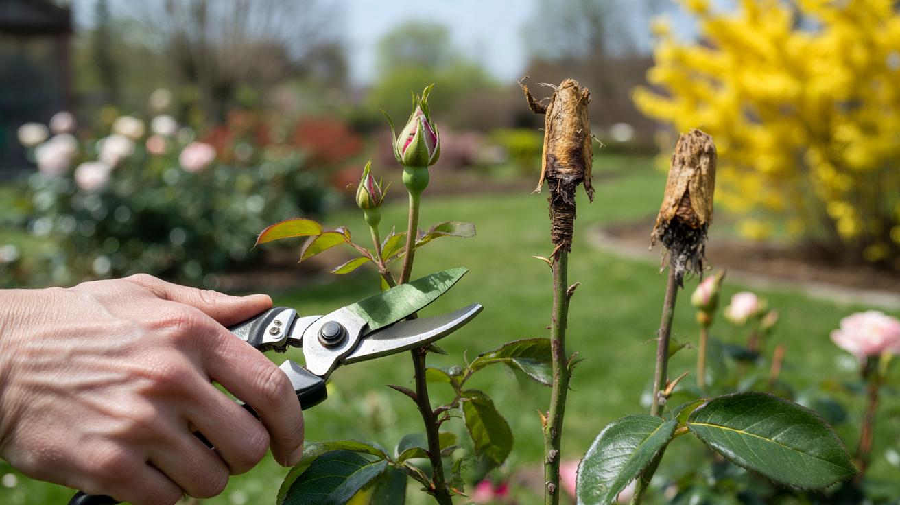 Róże przycinane w marcu: jeden błąd, który może zabić całą letnią kwitnienie