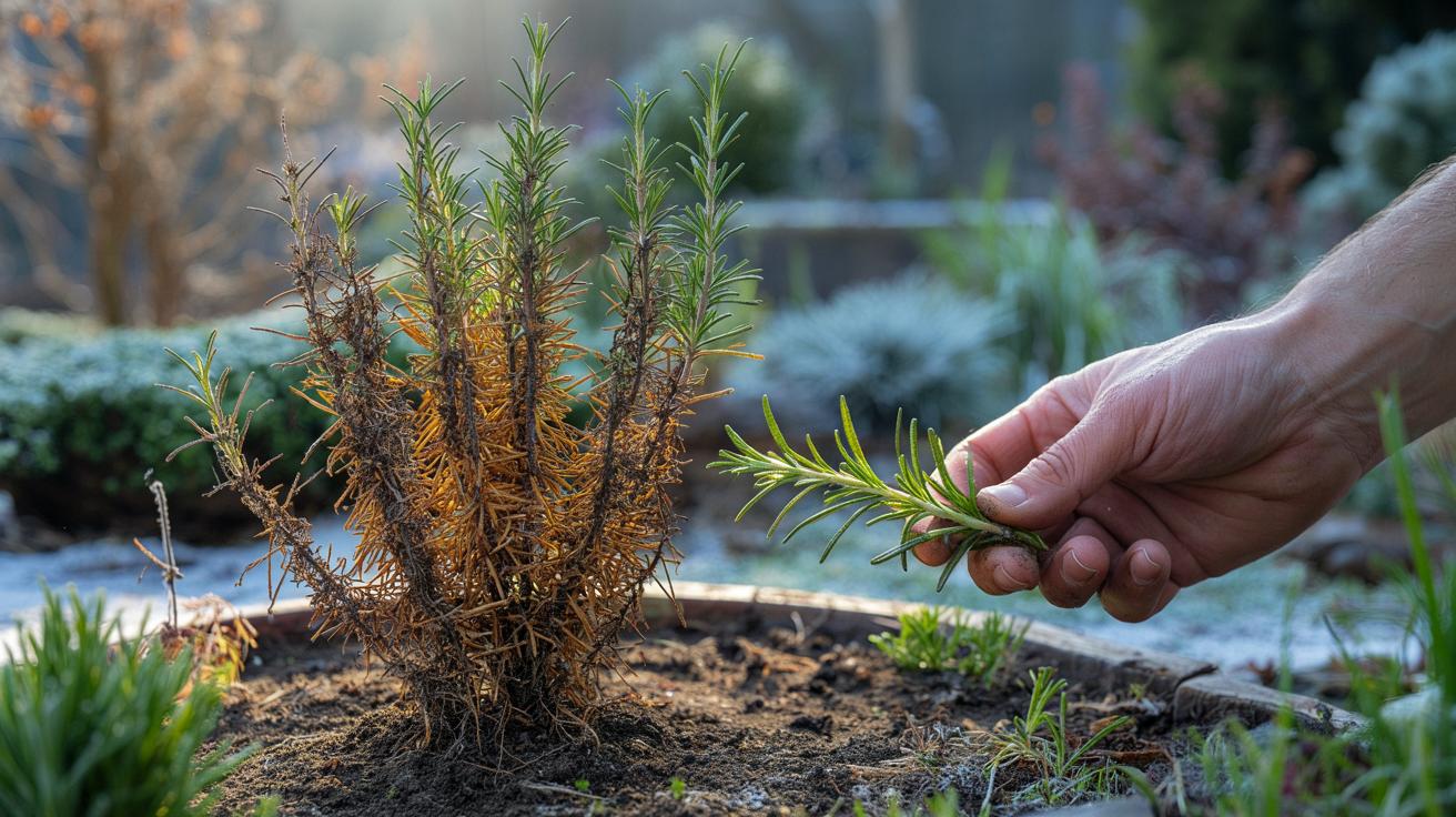 Rozmaryn brązowieje po zimie? Prosty trik w marcu ratuje krzak