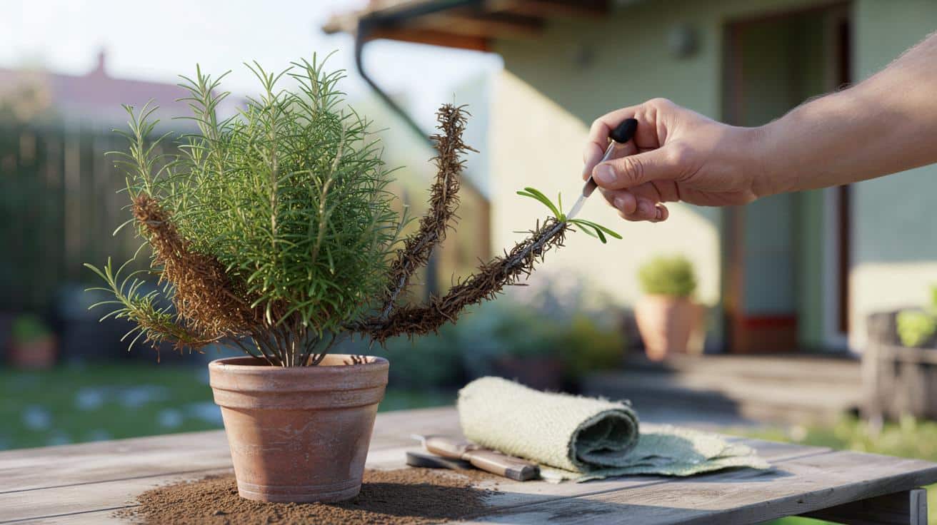 Rozmaryn brązowieje po zimie? Ten prosty trik ratuje krzew