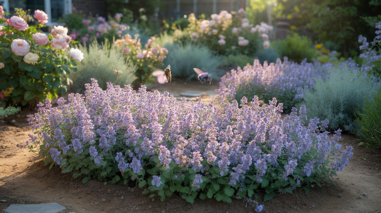 Różowo‑niebieska chmura w ogrodzie do końca lata. Roślina dla leniwych