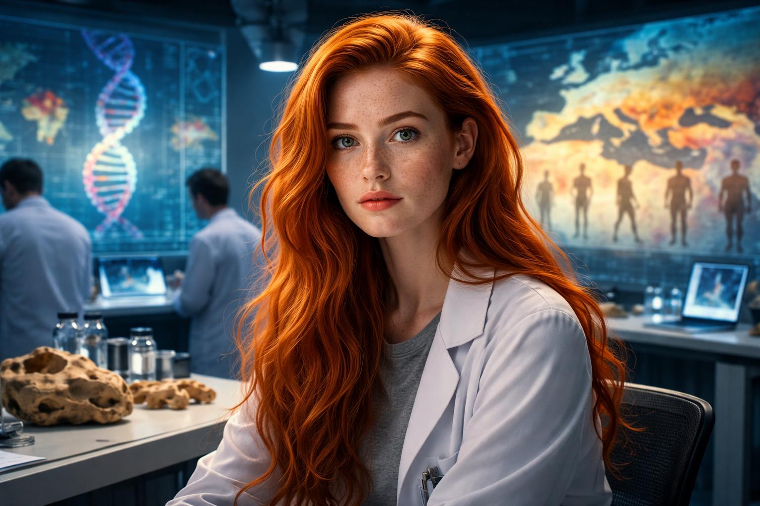 Rude włosy pod lupą Harvardu. Co mówią o przyszłości człowieka?