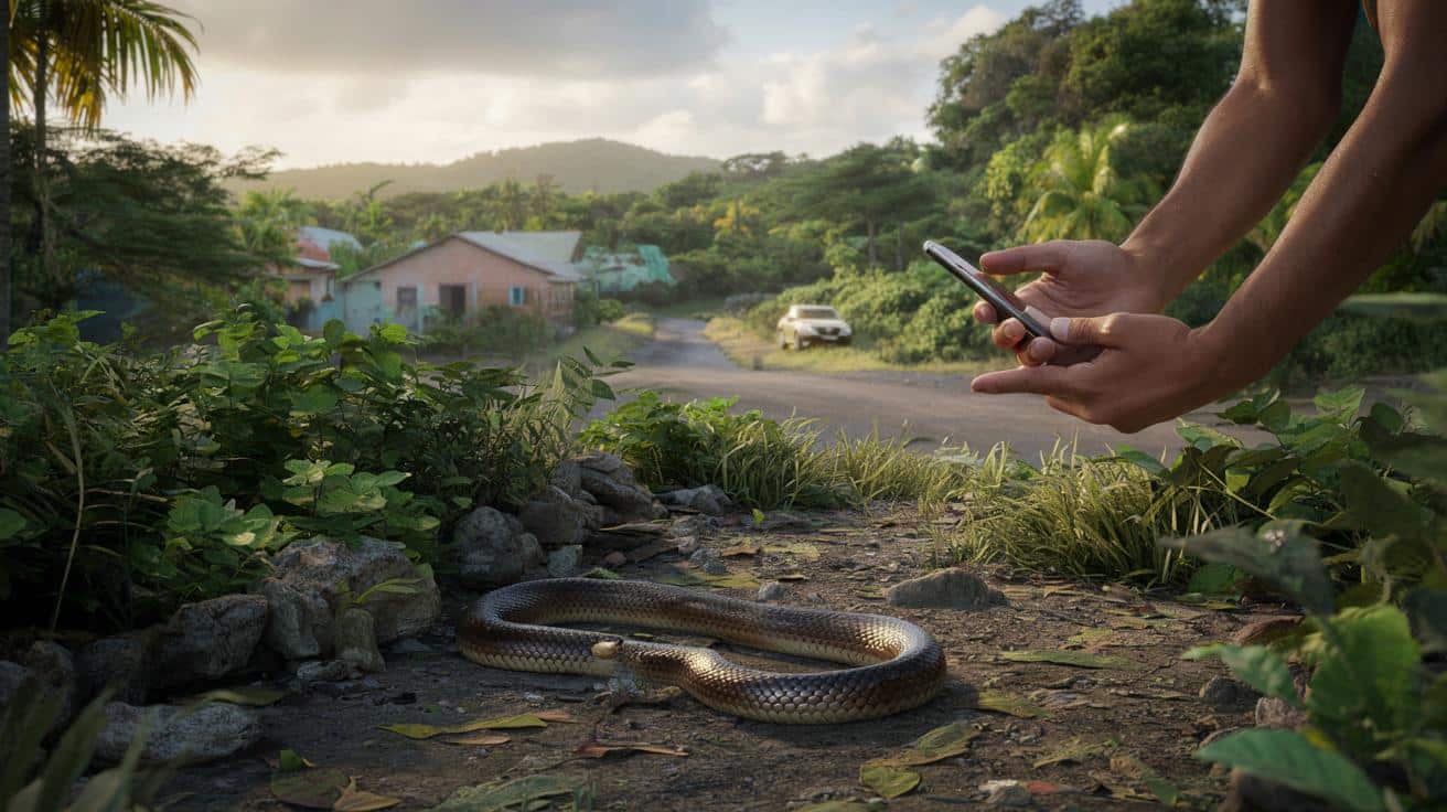 Rzadki wąż z Gwadelupy znika w ciszy. Władze proszą o pomoc mieszkańców