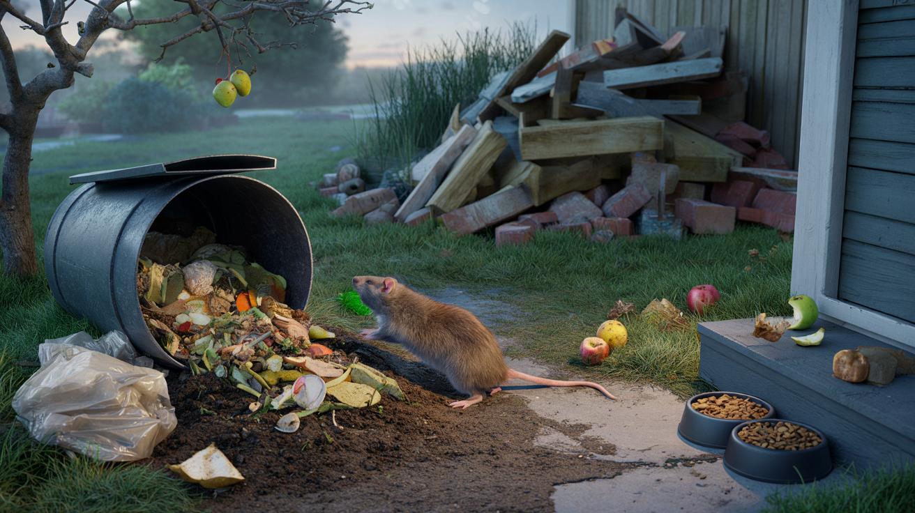 3 rzeczy, które ściągają szczury do ogrodu. Zmień je, zanim przyjdzie wiosna