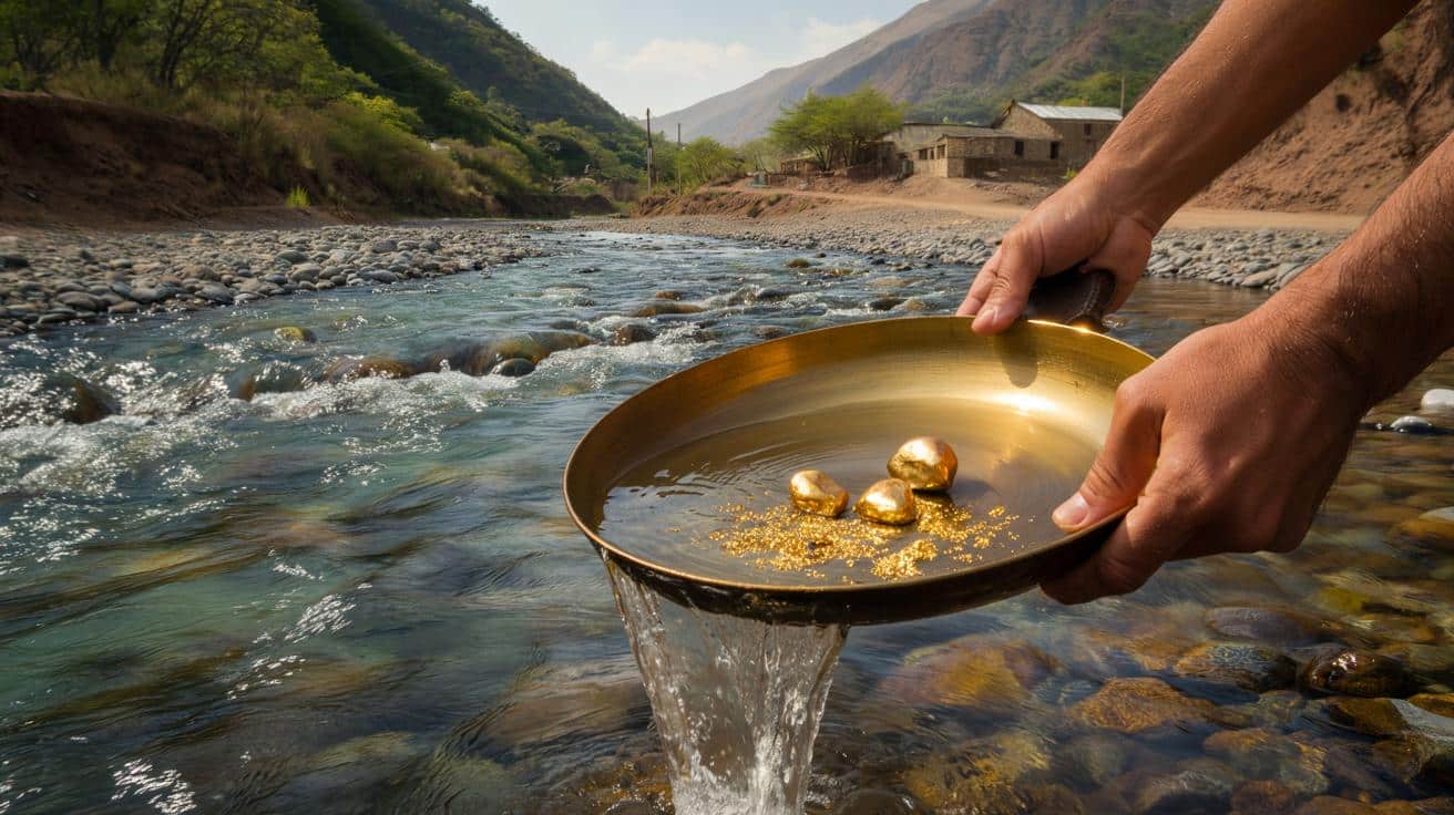 Rzeka pełna złota w Argentynie. Setki samorodków warte miliony
