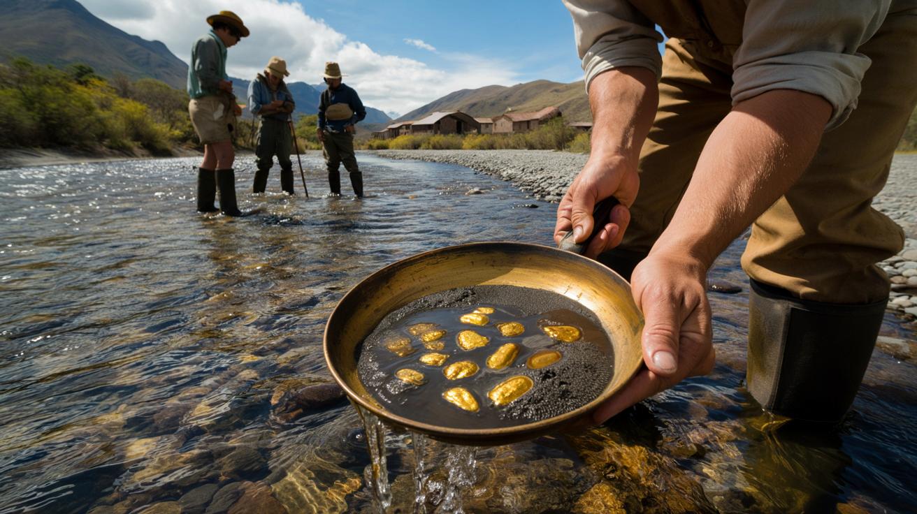 Rzeka pełna złota w Argentynie. Turystów kuszą miliony w korycie