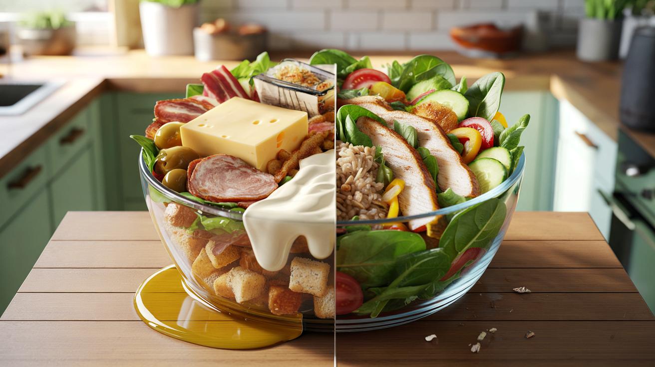 Sałatka jak bomba kaloryczna? Te błędy robi prawie każdy