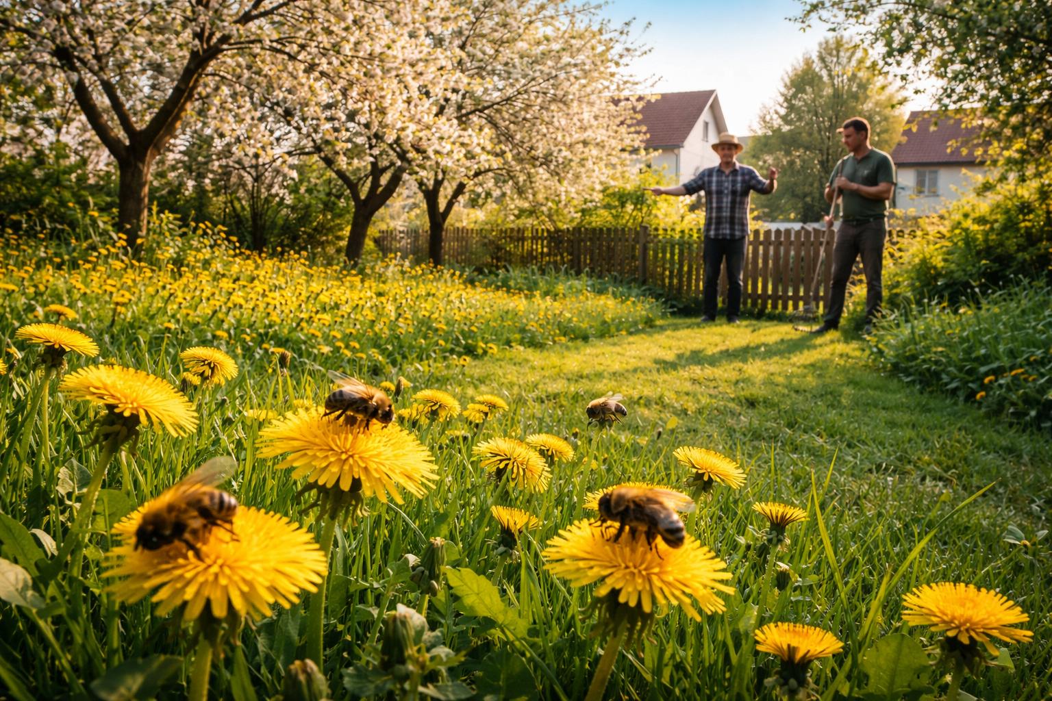 Sąsiad kazał mi zostawić mlecze. Dopiero później zrozumiałem, że uratował moje zbiory