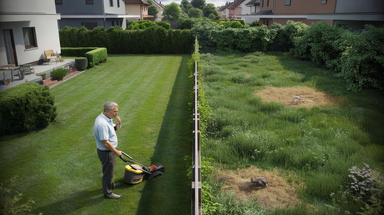 Sąsiad nie kosi trawy? Sprawdź, co możesz zrobić zgodnie z prawem