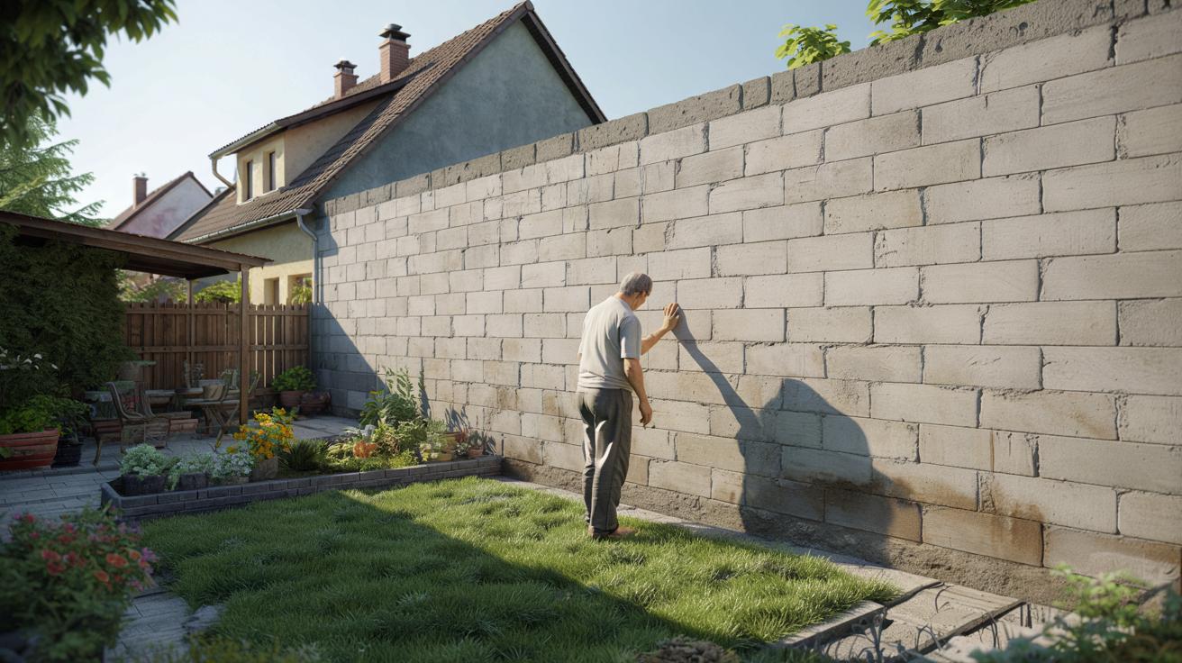 Sąsiad postawił mur przy granicy działek. Czy musi wykończyć stronę od mojego ogrodu?