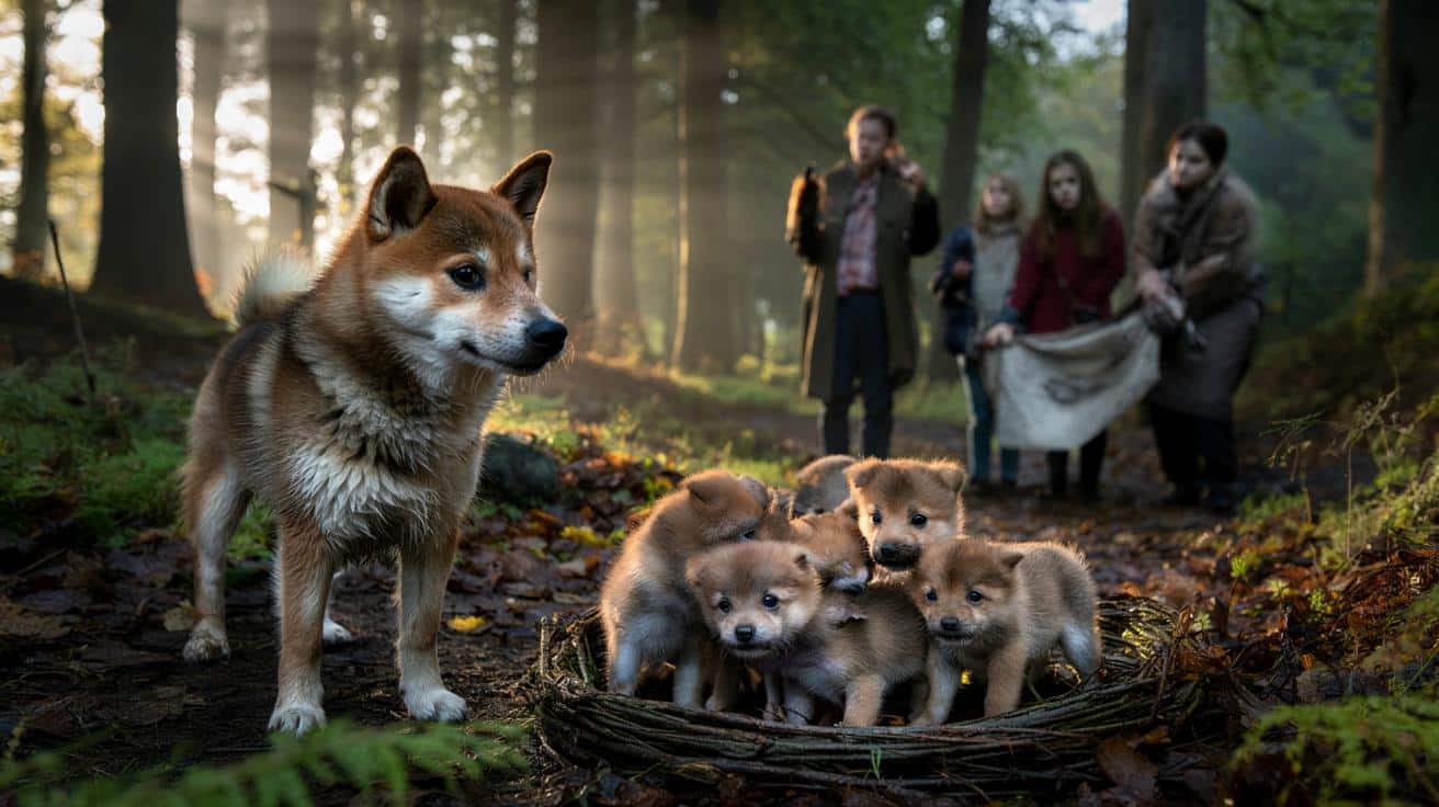 Sąsiedzi śledzą zabłąkanego psa po lesie. Finał ich wyprawy zaskakuje wszystkich