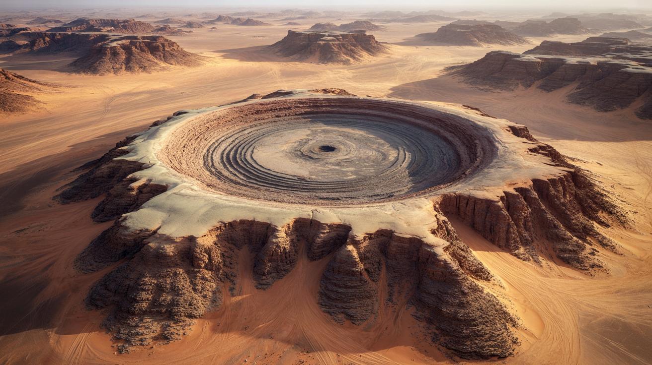 Satellity NASA zaglądają w Saharę. W sercu pustyni ujawnia się skalny labirynt