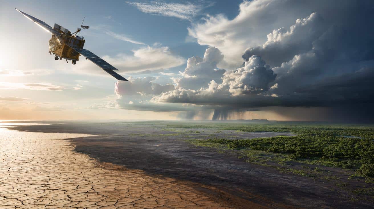 Satellity uczą się przewidywać burze: wilgotny grunt zdradza ich kierunek