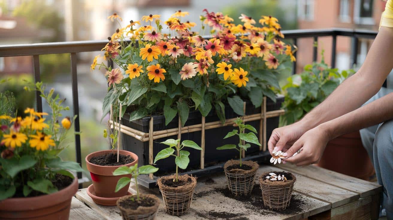 Scharłatka pnąca dla początkujących: jak wysiać czarnookie susanne krok po kroku