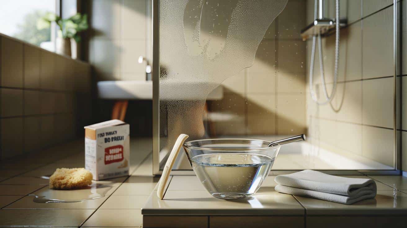 Ścianka prysznicowa bez zacieków: ekspertka ostrzega przed sodą i pokazuje prostszy trik