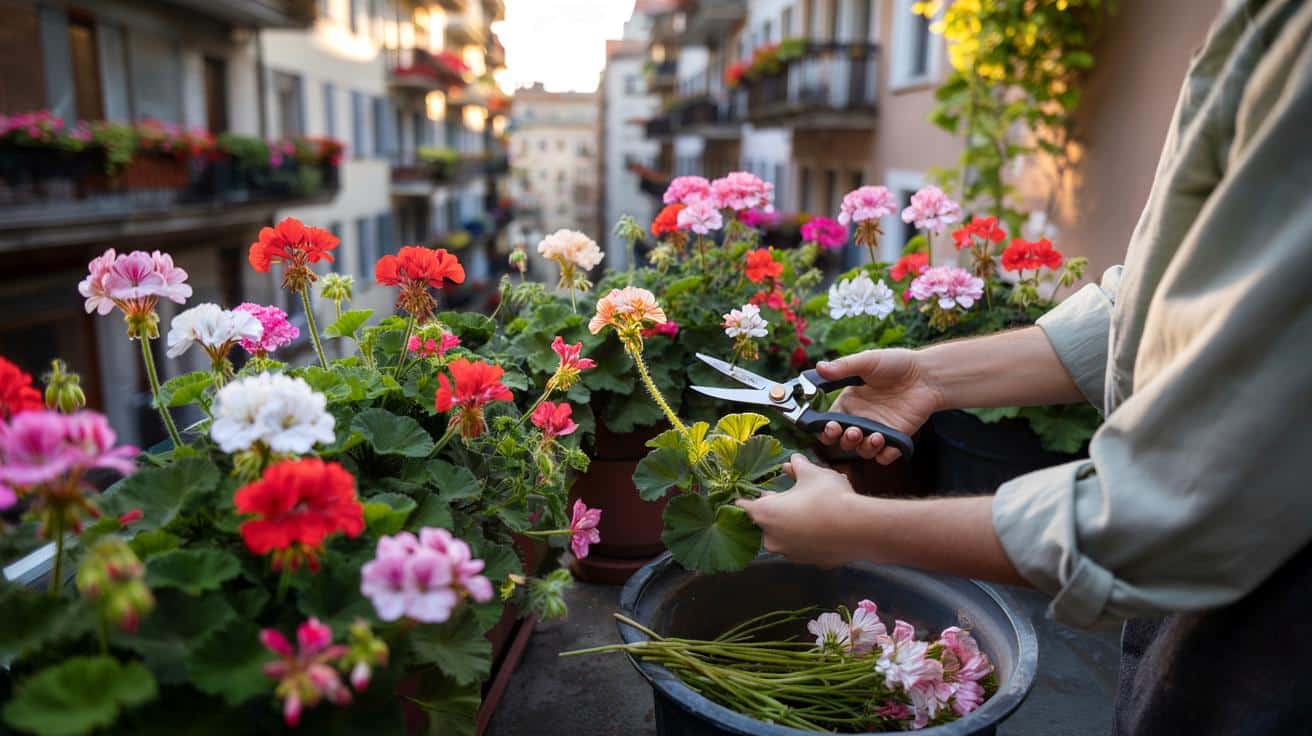 Sekret bujnych pelargonii na balkonie polega na jednej czynności wykonywanej raz w tygodniu