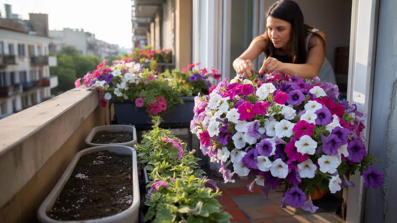 Sekret bujnych petuniach na balkonie, o którym mało kto mówi