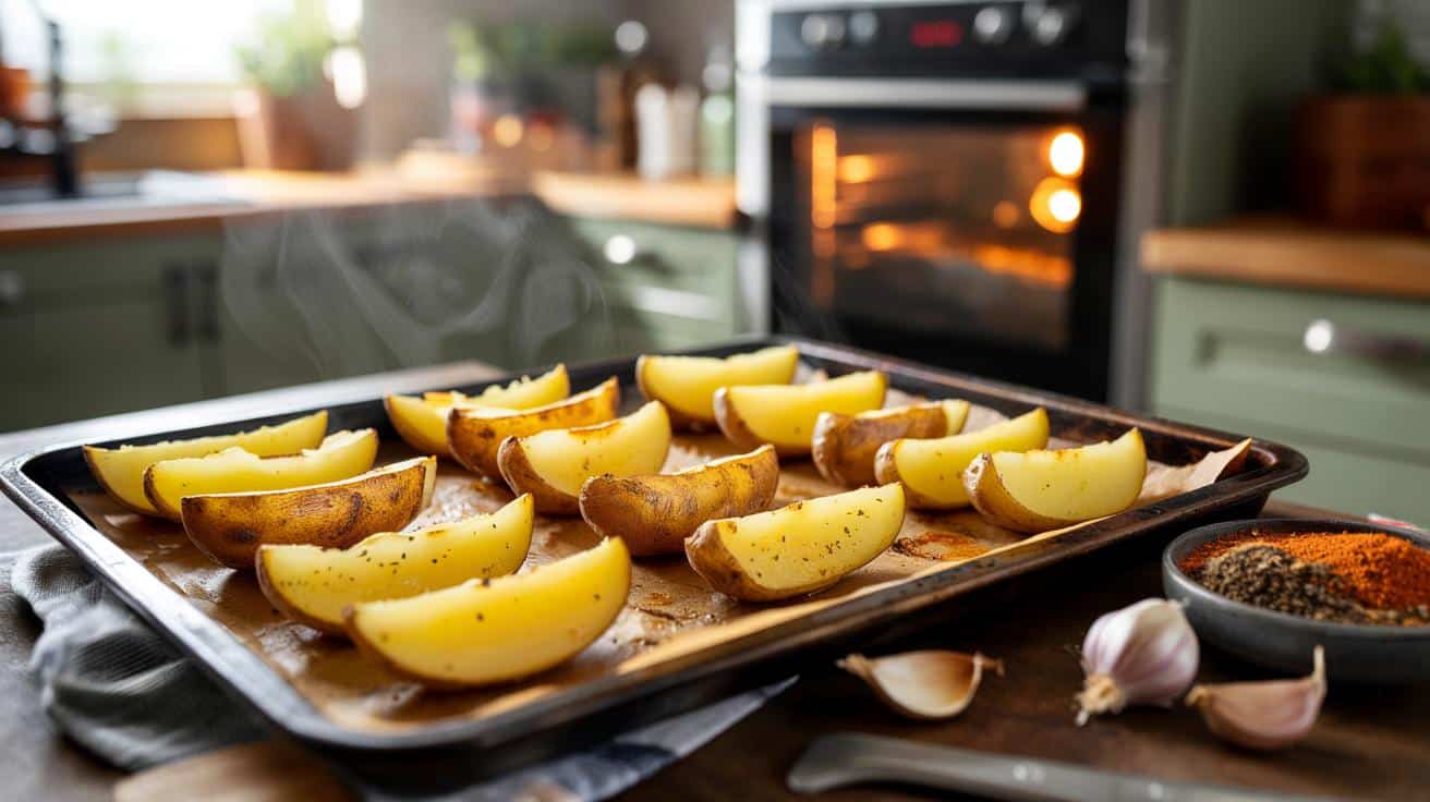 Sekret chrupiących ziemniaków z piekarnika bez tłuszczu