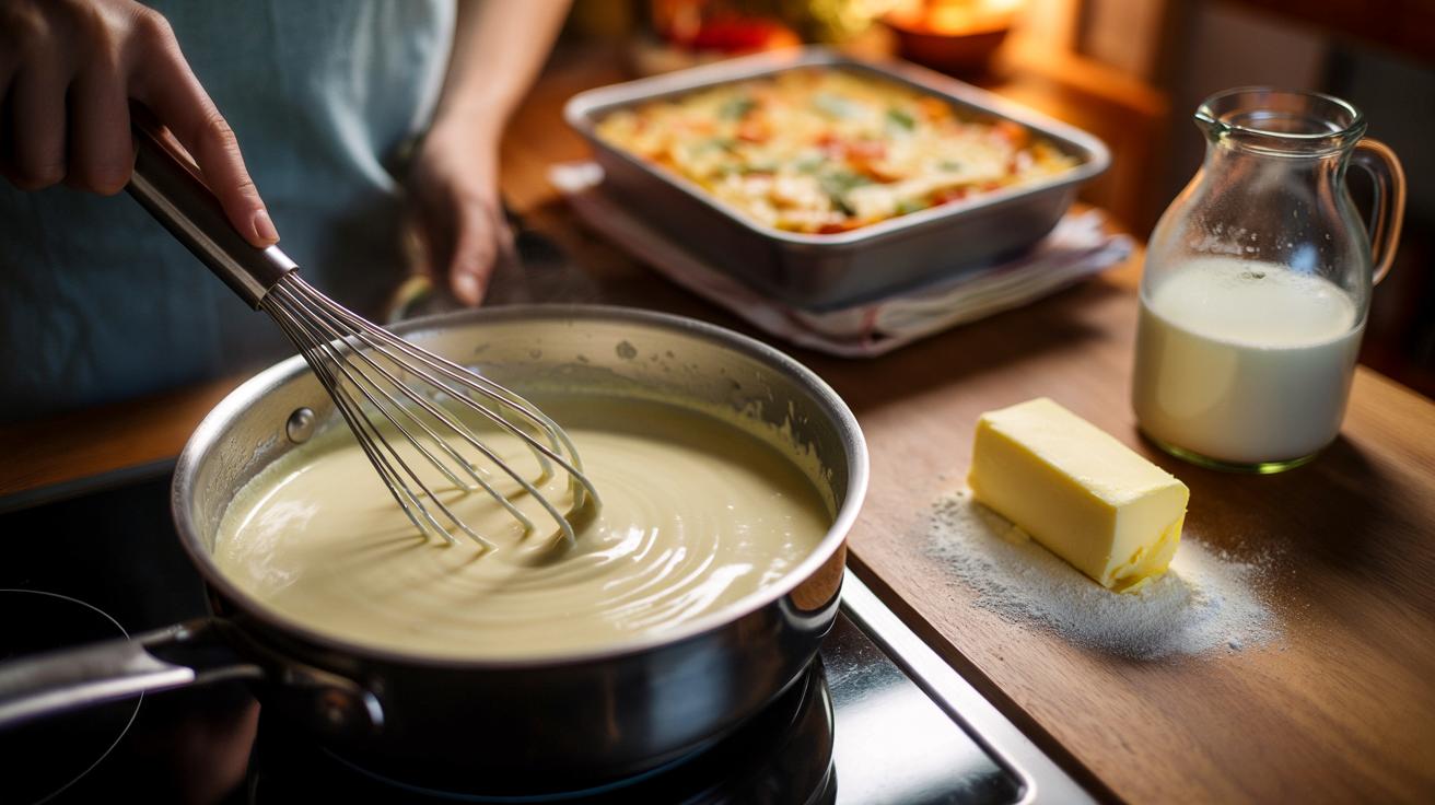 Sekret idealnego sosu beszamelowego bez grudek