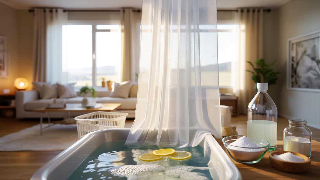 Sekret idealnie białych firan bez wybielacza