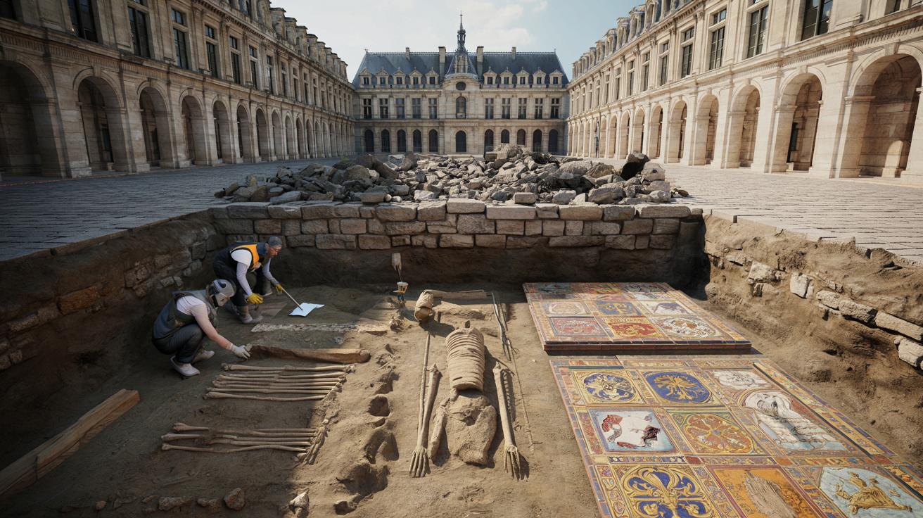 Sensacja pod paryskim sądem: pod dziedzińcem wyszła na jaw starożytna zabudowa
