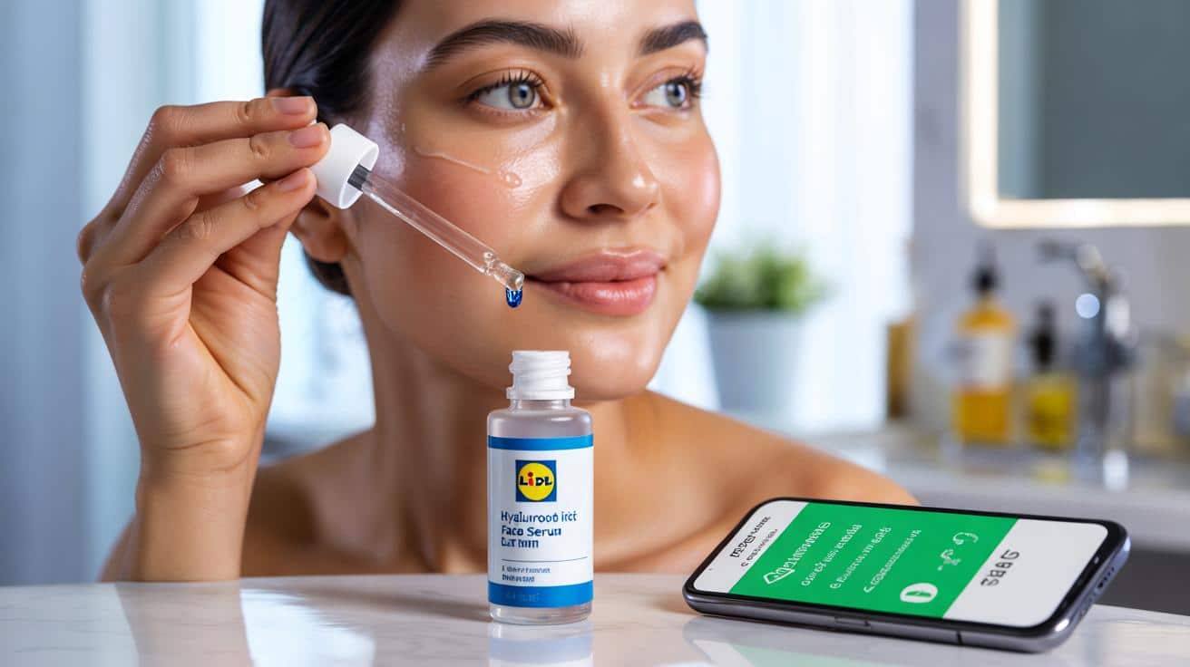 Serum do twarzy z Lidla za 3,99 zł zachwyca w aplikacji Yuka