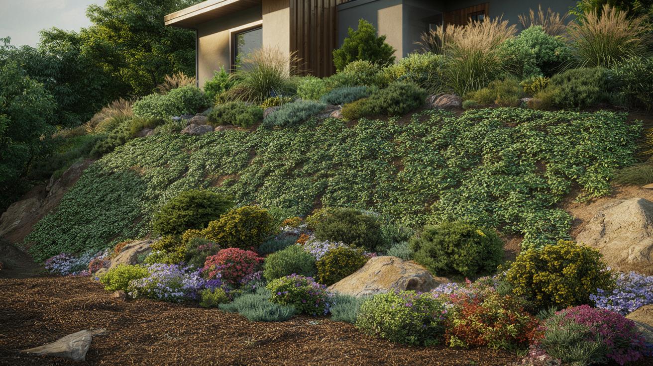 Skalista skarpa bez betonu: rośliny na kwitnącą kaskadę do 20 zł/m²