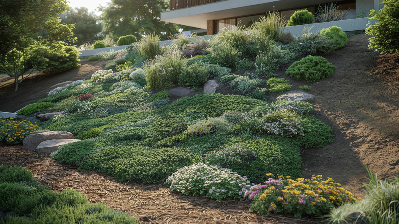 Skarpa w ogrodzie za grosze: rośliny na kwitnącą kaskadę do 20 zł/m²