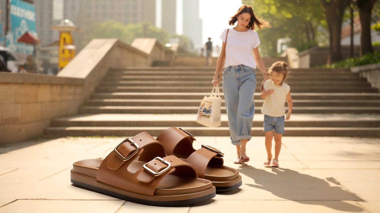 Skórzane klapki M&S hitem na lato: wygodne jak kapcie, wyglądają jak z butiku