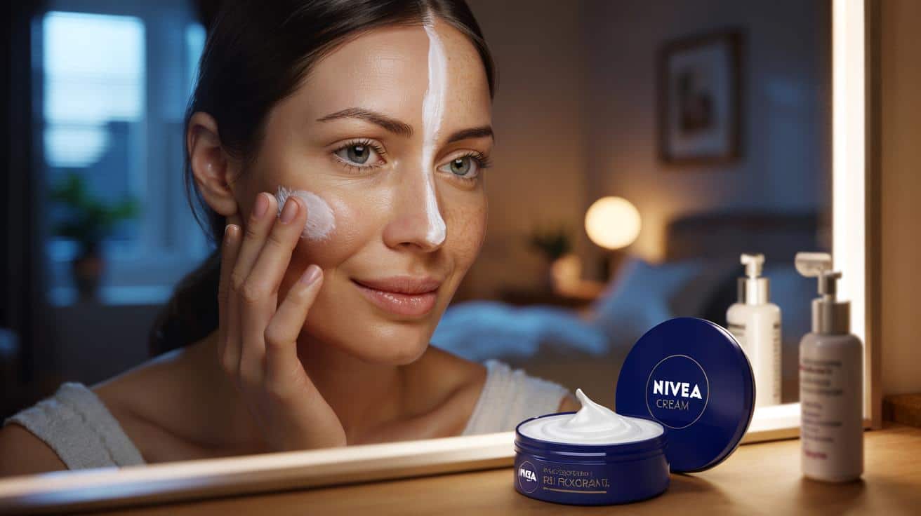 Smarnęłam klasyczną Niveę na pół twarzy na noc. Po tygodniu efekt mnie zaskoczył